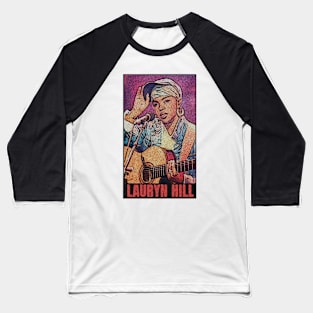 Retro lauryn hill emboss Baseball T-Shirt